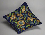Woolen Embroidered Cushion Pillow Cover, Multicolor #CW1019
