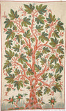 Hand Embroidered Area Rug, Tapestry Wool Rug, Multicolor 3x5 feet #CWR15110