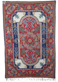 Hand Embroidered Area Rug, Tapestry Wool Rug, Multicolor 6x4 feet #CWR24103
