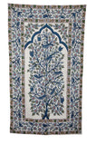 Hand Embroidered Area Rug, Tapestry Wool Rug, Multicolor 3x5 feet #CWR15103