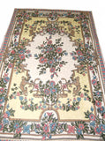 Hand Embroidered Area Rug, Tapestry Wool Rug, Multicolor 6x9 feet #CWR54102