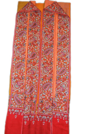 Handloom Pashmina "Cashmere" Embroidered Shawl Multicolor, Multicolor #PDR-010