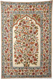 Hand Embroidered Area Rug, Tapestry Wool Rug, Multicolor 6x4 feet #CWR24105