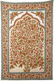 Hand Embroidered Area Rug, Tapestry Wool Rug, Multicolor 6x4 feet #CWR24107