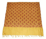 Kashmir Pashmina Cashmere "Jamawar" Shawl Mustard, Multicolor #PJM-004