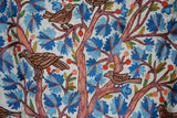 Hand Embroidered Area Rug, Tree of Life Tapestry Silk Rug, Multicolor 2.5x4 feet #CWR10114