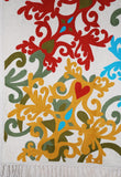 Hand Embroidered Area Rug, Tapestry Wool Rug, Multicolor 6x4 feet #CWR24114