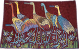 Chain Stitch Tapestry Wool Rug 