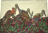 Chain Stitch Tapestry Wool Rug 