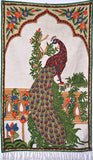 Hand Embroidered Area Rug, Tapestry Wool Rug, Multicolor 3x5 feet #CWR15129