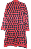 Kashmiri Woolen Coat Black, Red Embroidery #AO-139