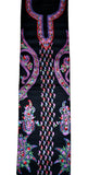 Woolen Salwar Kameez Suit Unstitched Fabric and Shawl Black, Multicolor Embroidery #FS-428